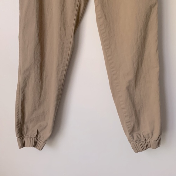 Urban Pipeline Street Style joggers beige color elastic ankles drawstring waist - Picture 4 of 8